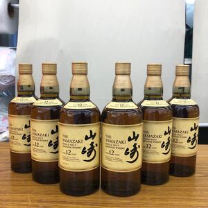 6本セット サントリー 山崎12年 シングルモルトウイスキー 700ml SUNTORY YAMAZAKI AGED12YEARS SINGLE MALT WHISKY 