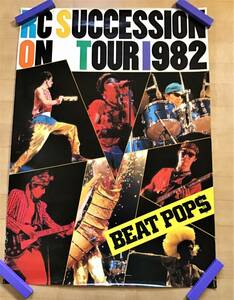 RCサクセション Q②ツアー ポスター 1982 BEAT POPS グッズ 忌野清志郎