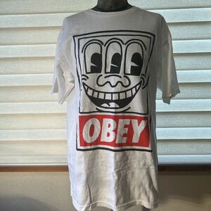 アートTシャツ キースヘリング　OBEY 古着