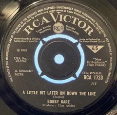 英7" Bobby Bare A Little Bit Later On Down The Line RCA1723 RCA Victor /00080