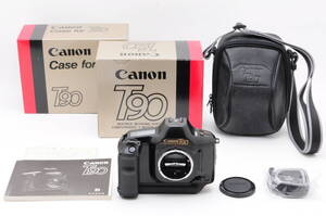 ほぼ未使用 Canon T90 一眼レフカメラ フィルムカメラ ボディ 専用ケース キャノン #6207