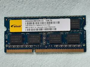 Celixir 4GB 2Rx8 PC3-10600S-9-10-F2 1333 ノートPC用 2