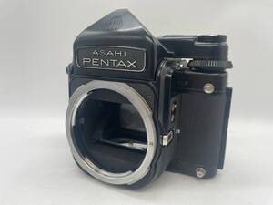 K4535◆ ASAHI PENTAX アサヒ ペンタックス 6×7 67 TTLファインダー 後期モデル 中判カメラ ボディ ブラック フィルムカメラ