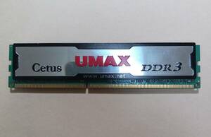 MJ03-1【動作品】UMAX DDR3-1333 4GB×1枚【送料無料】PC3-10600 デスクトップPC用 non-ECC Unbuffered