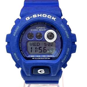 Z244-O35-1566◎ CASIO カシオ G-SHOCK ジーショック メンズ腕時計 GD-X6900HT デジタル ブルー 青 稼働