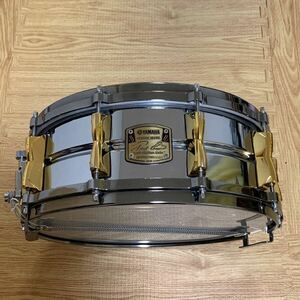 ヤマハ Paul Leim Signature 初期ロッド スネアドラム SD455PL ブラスシェル 14×5.5 YAMAHA Brass