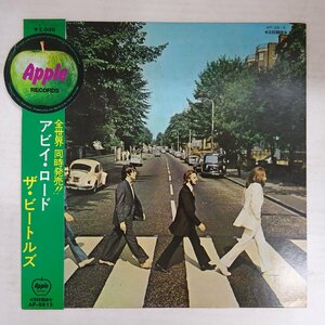 14038294;【ほぼ美盤/Apple丸帯付/東芝赤盤/補充票】The Beatles ビートルズ / Abbey Road アビー・ロード