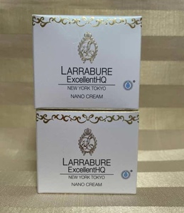 ▼ララビュウ　LARRABURE▼未使用　エクセレントＨＱ　ナノクリーム　エイジングケアクリーム　３０ｇｘ２▼商品詳細ご一読希望