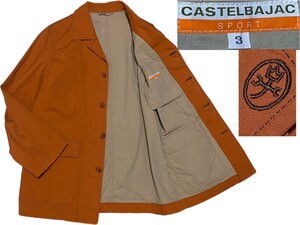 CASTELBAJAC カステルバジャック ジャケット トップス アウター カバオール オレンジ 家紋 3