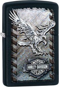 ZIPPO ジッポー 28485 HARLEY DAVIDSON EAGLE ハーレーダビッドソン イーグル Black Matt