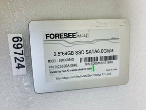 SSD64GB SATA 2.5 インチ SSD 64GB 2.5 7MM 使用時間110時間