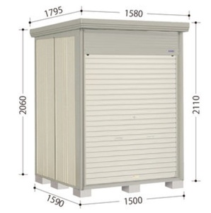 送料無料地域有 タクボ物置　タクボ　物置　ミスター　Mr.ストックマン　ダンディ　 シャッター式扉物置　標準屋根　一般型　NDE-1515