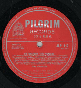 英LP The Pioneers On Tour With The Pioneers JLP112 Pilgrim Records (2) /00260