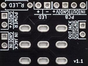 PCボード PC Board - Daughterboard for Wiring 3PDT Footswitches [送料170円から 同梱可]