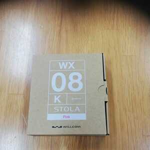 【超美品】WILLCOM　本体　　Y!mobile　PHS　WX08K　初期化済　ウィルコム　ワイモバイル 京セラ stola Mobile 