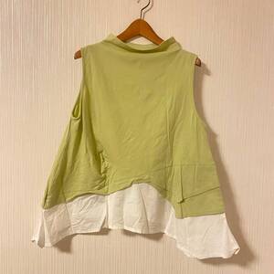 sensounico センソユニコ 慈雨 ジウ シャツ 半袖 カットソー トップス 40 Tシャツ レディース 服 ノースリーブ 袖なし 女性服 雨-11-3