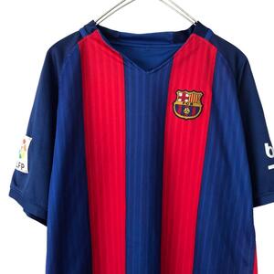 FCバルセロナメッシサッカーTシャツユニフォーム　レディースM〜L g3