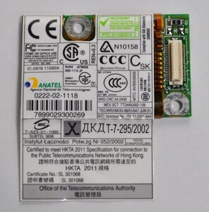 ジャンク品★Modem Cards Anatel N10158★