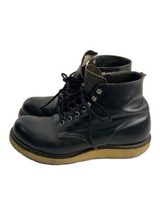 RED WING◆レースアップブーツ/25cm/BLK/3165