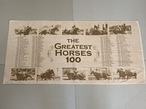 JRA THE GREATEST HORSES 100 バスタオル 優駿創刊800号記念企画 2010年 オリジナルタオル 新品非売品