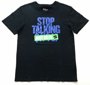 ナイキ JUST DO IT ブラック Tシャツ コットン ナイキジャパン　　正規品 THE NIKE TEE 半袖 S/S 早2254