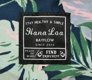 ＊未使用・タグ付＊Hana Loa ハナロア プリントトートバッグ 送料￥180- Bay Flow ハワイアンリゾート柄