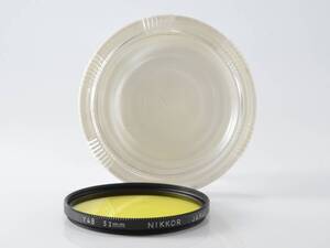 [美品]Nikon (ニコン) 52mm Y48 イエローフィルター (53802)