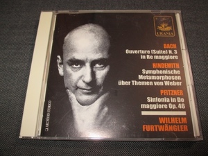 CD フルトヴェングラー / BACH / HINDEMITH / PFITZNER