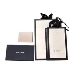 美品【ブランド空箱ショッパー】PRADA、BVLGARI、GUCCI インテリア