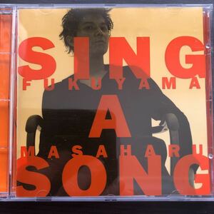 CD／福山雅治／SING A SONG／帯付き／Jポップ