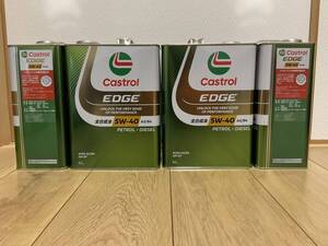 全国送料無料4L×4本 カストロール エッジ 5W-40 SP A3/B4 エンジンオイル CASTROL EDGE ガソリン・ディーゼルエンジン用