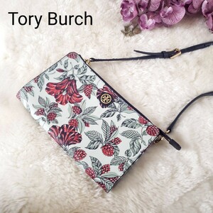 Tory Burchボタニカル柄ショルダーバッグ