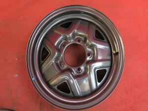 【H764】スチール ホイール 1本 ジムニー純正 16x5.5J 5穴 PCD139.7 オフセット：約+22 ハブ径108mm (55NB)