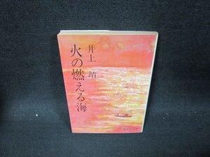 火の燃える海　井上靖　集英社文庫　シミ有/UBY