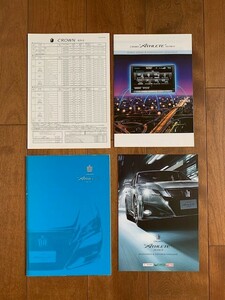 TOYOTA CROWN ATHLETE SERIES トヨタ クラウン アスリート 価格表/アクセサリー/オーディオ カタログ付 2016年 62ページ★10円スタート★