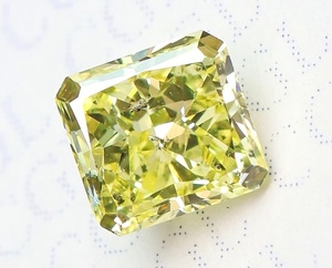 【100円～】0.382ｃｔ 天然ダイヤ FANCY YELLOW（ナチュラルカラー）SI2 RCT