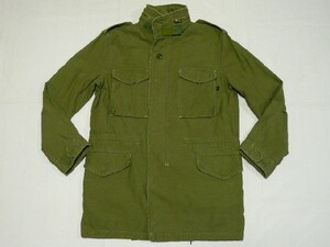 美品ALPHAアルファxStunningLure別注[M-65FieldCoat]タイト36(S)オリーブ