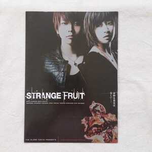 2013年 NEWS増田貴久主演舞台「STRANGE FRUIT」チラシ*フライヤー