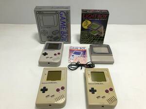 140101◆任天堂　ゲームボーイ　まとめ　GAME BOY　DMG-01　LIGHT BOY　ゲームボーイ専用ライト付拡大鏡　写真追加あり◆D1