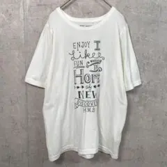 HEART MARKET Tシャツ カットソー 半袖 M ホワイト プリント