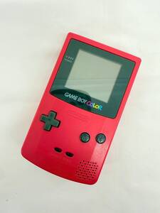 D7384*3　Nintendo　任天堂　GAME BOY COLOR　ゲームボーイカラー　CGB-001　レッド　ポータブルゲーム機