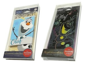 【新品】2個セット ディズニー アナと雪の女王 オラフ iPhone6/6S カバー★ Disney Snow Queen ケース アイフォン iphone スマホ