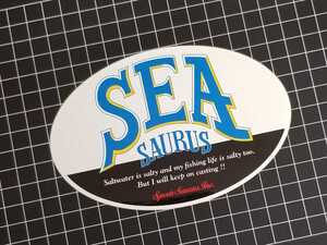 SAURUS SEA　STICKER シーザウルス ステッカー　シール/　スポーツ　チャーマス