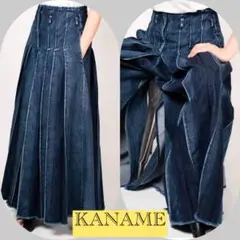 レア✨美品✨KANAME DAN スケバンデニム キュロット インディゴブルー