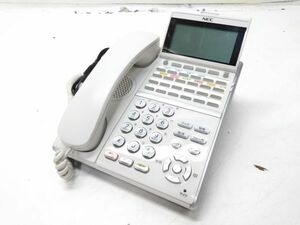 ♪NEC 多機能電話機 ビジネスフォン DT400シリーズ DTZ-12D-2D モデル:DZV(XD)D-2Y(WH) 動作未確認 E050704E @60♪