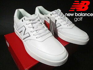 安い！■ 新品 未使用 即決！ ニューバランス　ゴルフシューズ　スパイクレス　白　ホワイト　UGC574JF　26cm　newbalance GOLF