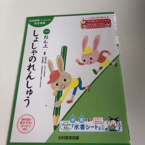 w391 しょしゃのれんしゅう 水書シート付き 1年生 小1 小学生 上 テスト 家庭学習用 復習用 小学校 ドリル 国語 算数 理科 社会 漢字 計算