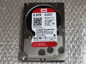 ■ AVコマンド対応 高信頼HDD WD Red 6TB WD60EFRX NAS, HDDレコーダ等に 