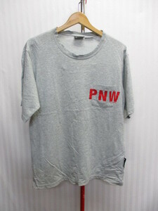 コロンビア　PNW　Tシャツ　メンズM　グレー　ポケットTシャツ　半袖シャツ　半袖カットソー　アウトドアシャツ　キャンプウエア　07071