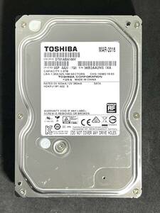 【送料無料】 ★ 1TB ★　TOSHIBA　/　DT01ABA100V　★　良品　AVコマンド対応　3.5インチ内蔵 HDD　SATA　東芝　[管理■A2NS]